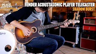 No Talking...Just Tones  Fender Acoustasonic Player Telecaster  Electro - Shadow Burst