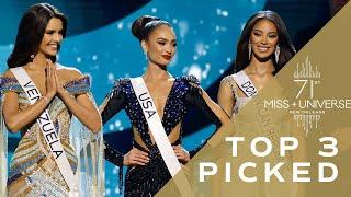 71st MISS UNIVERSE - Top 3 PICKED  Miss Universe