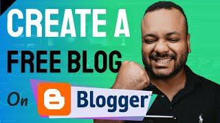 How To Create Blogspot Website Free  Step-By-Step Tutorial 2022
