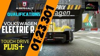 Touchdrive Plus+ 0123.301 1⭐ Grand Prix Volkswagen Electric R  Qualifications  Asphalt 9