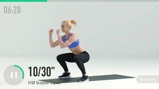 Expert HIIT - Bodyweight Training - 235 Calories - Level K4