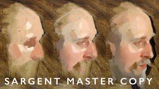 Portrait Painting in Lockdown - John Singer Sargent Master Copy