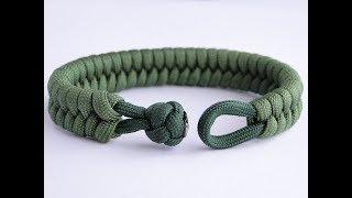 How to Make a Fishtail Knot and Loop Paracord Survival Bracelet Clean Way