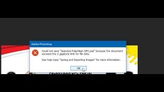 Cara Mengatasi Could not save di Adobe Photoshop 2020