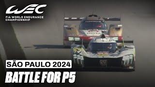 Great Battle For P5 In Hypercar  I 2024 Rolex 6 Hours of São Paulo I FIA WEC