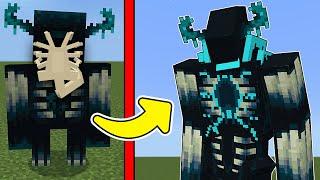 I Infected Warden with a FACEHUGGER in Minecraft PE Alien Xenomorph ADDON