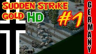Sudden Strike Gold HD прохождение  Новая кампания за Германию  #1