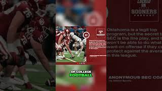 Why Oklahomas Success Relies on SEC Level Line Play #oklahoma #sooners #collegefootball