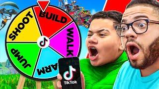Tik Tok CONTROLS My Little Brothers Fortnite Game