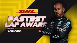 Lewis Hamilton Sets The Fastest Lap  2024 Canadian Grand Prix  DHL