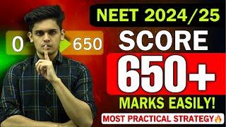 Neet 2024- How to Score 650+ Marks Most Practical Strategy Prashant Kirad