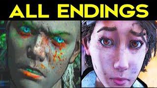 The Walking Dead Season 4 Episode 2 ALL ENDINGS Bad Ending 1 + Good Ending 2 + SECRET ENDING