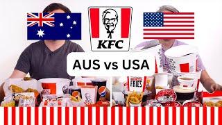 KFC Australia  VS America 