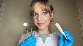 АСМР Стоматолог. Ролевая игра. Тихий голос  ASMR Dentist. Soft Voice