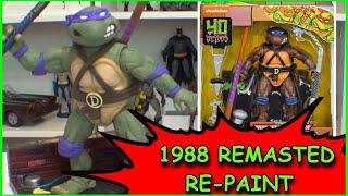 CUSTOM ACTION FIGURETMNT REMASTERED??? New 1988 Remastered Turtles from Playmates Figures