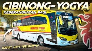 Beruntung Dapat Bus ini Trip Bus Pagi Cibinong - Jogja CAHAYA TRANS Scania