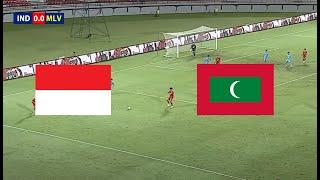 LIVE SCORE - INDONESIA U20 VS MALDIVES U20  PIALA AFC U20