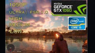 GTX 1060 6GB  Far Cry 6 - 1050p - All SETTINGS  & FSR