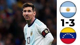Argentina vs Venezuela 1-3 All Goals & Highlights 22032019 HD