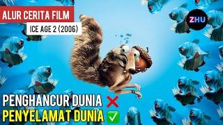 PERISTIWA BANJIR BANDANG BERSERTA IKAN PIRANHA - Alur Cerita Film Ice Age 2 25