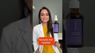 Hairfall control serums  dermatologist recommends #notsponsored