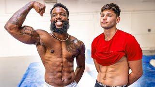 Ab Strength Challenge vs Pro Boxer Ryan Garcia For His Boxing Gloves