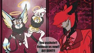 Hazbin Hotel comic  Alastor says Goodbye to Husker and Angel  Radiohuskerdust comic