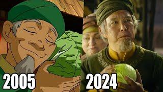 Avatar The Last Airbender Cabbage Man Netflix VS Animation  2005 VS 2024