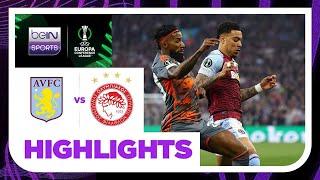 Aston Villa v Olympiacos  Europa Conference League 2324  Match Highlights