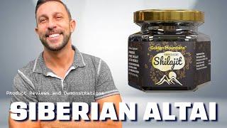 Pure Authentic Siberian Altai Golden Mountains Shilajit Resin 100g 3.53oz - Measuring Spoon