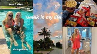 a week in my life yoga movies a roadtrip & the beach