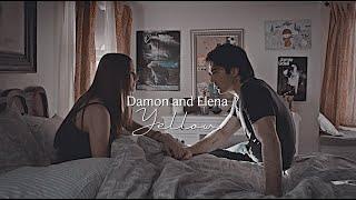 Damon & Elena  Yellow