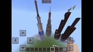 Building a giant skyscraper in Minecraft