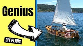 This guy is a GENIUS Check out his DIY Boat Plans   Sailing Britaly 