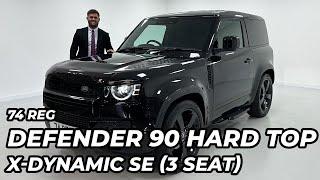 74 Reg Land Rover Defender 90 3.0 D250 X-Dynamic SE Hard Top Commercial 3 Seat