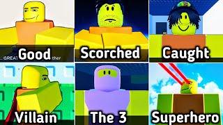 Roblox A Superhero Breakfast All 5 Endings Full Walkthrough Tutorial  How To Get All Ending