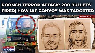 Poonch Terror Attack How IAF Convoy Was Targeted 200 Bullets Fired Windscreen Hit Details Out