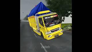 Mantap sekali suspensi mod Bussid Truck Canter Ini Cuyyyy  Bus simulator Indonesia