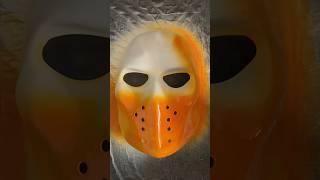 I repainted a Spirit Halloween Mask as Deathstroke  #diy #painting #halloween #art #dc