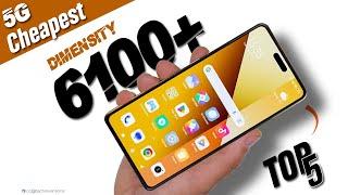 TOP 5 Cheapest  5G Gaming Phones Dimensity 6100+ To Buy in 2024 #dimensity6100+