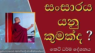 සංසාරය යනු කුමක්ද ?   අගක් මුලක් නොපෙනෙන සංසාරය  පූජ්‍ය වටගොඩ මග්ගවිහාරී ස්වාමින්වහන්සේ  #සංසාරය