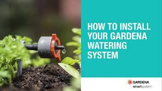 How to install an automatic GARDENA Micro-Drip System