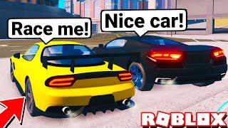 This NEW Sports Car DESTROYS Super Car Owners in Driving Simulator Update Roblox