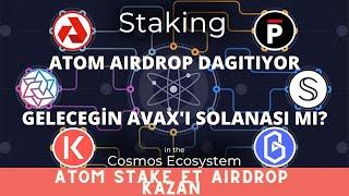 ATOM AIRDROP NASIL KAZANILIR?Cosmos Ekosisteminde Atom Stake Etme Delegatör Olma