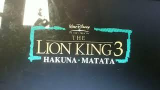 Opening to The Lion King Special Edition 2003 UK DVD Disc 1