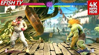 Ryu vs Blanka Hardest AI - Street Fighter 6  PS5 4K 60FPS