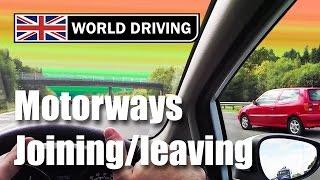 Joining and leaving a motorway driving lesson - Driving in the UK - Motorway tips