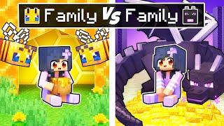 Minecraft BEE Family vs DRAGON Family