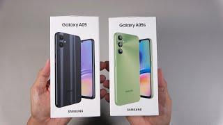 Samsung Galaxy A05 & Galaxy A05s unboxing camera speakers antutu gaming test