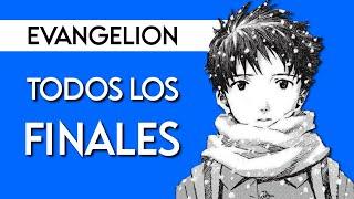 TODOS los FINALES de  NEON GENESIS EVANGELION 